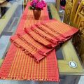 7 pcs Dining Table Runner set multi colour. 