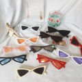 Whimsical Understated -Craftsmanship and Trendy -Korean Style Ulzzang Retro Triangle Cat Eye Sunglas- Progressively Better.
