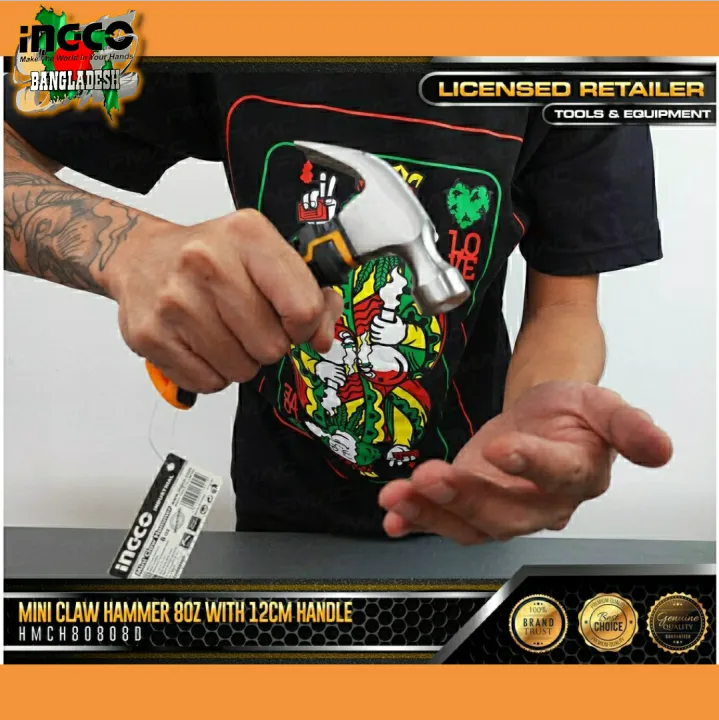 MINI%20CLAW%20HAMMER%208OZ%20INGCO%20(HCH81008D)%20NEW%20MODEL%20-%20Image%205
