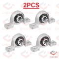2Pcs- Zinc Alloy KP08 Pillow Block Mounted Ball Bearing 8mm Bore Diameter For CNC Machine 3D Printer All Kinds Of Electronics Projects.