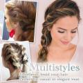 2Pcs/Set Hair Style Braider Magic French Twist Plait Wave Braid Clip Stick Bun Maker Centipede Shape Women Hair Styling Clip.