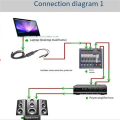 1 PCS -D2 Professional XLR Audio Current Sound Isolator to Eliminate Common Ground Interference Black.