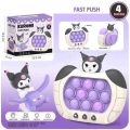 Gamepad Pop It Pro The Light-up Pattern Popping Game Fidget Anti Stress Toys Electric Pop Quick Push Pop It Game Machine Kuromi Sanrio.