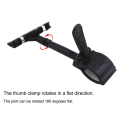 20PCS Adjustable Plastic Sign Holder,Clip-on Style Double Head Display Clips Rotating Reuse Sign Price Tag for Store.
