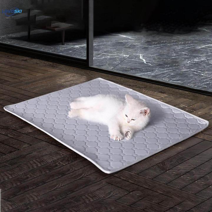 Pet Cooling Mat for Cats Dogs Outside Floor Car Crates Sleeping Bed Mattress 40cmx50cm
