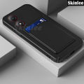 Phone case For ZTE Blade A34 4G Back cover Card Slot Card Silica Gel Soft Holder Wallet Case For ZTE Blade A34 Cover cases.