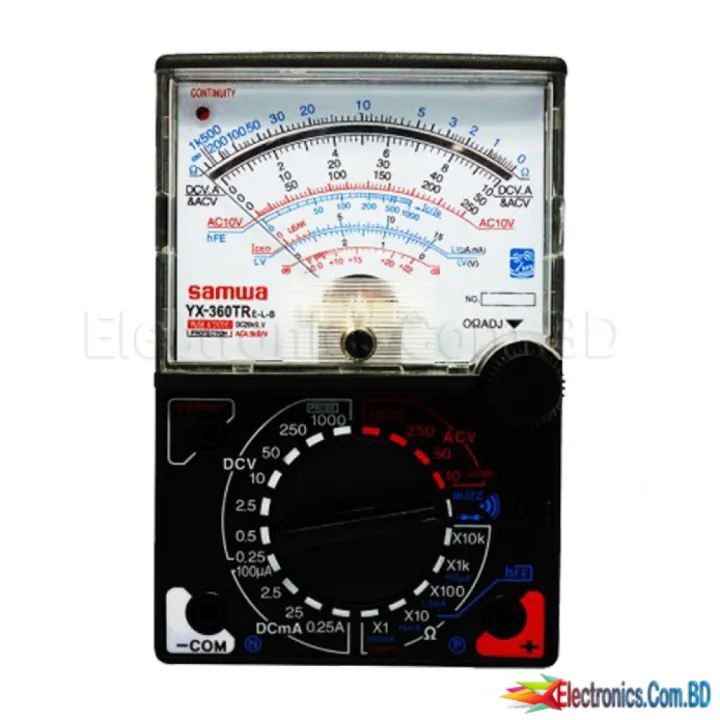 SANWA%20Model:%20YX%20-%20360%20TR%20Analog%20Multimeter%20In%20Box%20With%20Manual%20AC/DC%20/%20AVO(Amp%20Volt%20Ohm)%20meter%20-%20Reliable%20Analog%20Multimeter%20for%20Electrical%20Measurements%20-%20Image%204