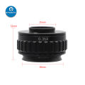CTV 0.35X/0.5X/1X Focus Adjustable C Mount Adapter Ring M38 38mm for Simul Focal Trinocular Stereo Microscope USB Video Camera. 
