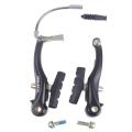 2pcs/set V Brakes Universal Bicycle Mountain Bike V-Brake Pads Clamp Parts Black 1pc.