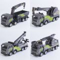 【Lejia】12 Styles Alloy Diecast Simulation Engineering Model Toys Crane Bulldozer Excavator Forklift Vehicles Educational. 