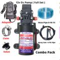 12 Volt Water Pump Motor Full Set Car and Bike washer. 
