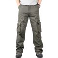 Men's Cargo Pants Cotton Casual Long Trousers Spring Multicket Pantalon Homme Men Fashion  Tactical Pants Men. 