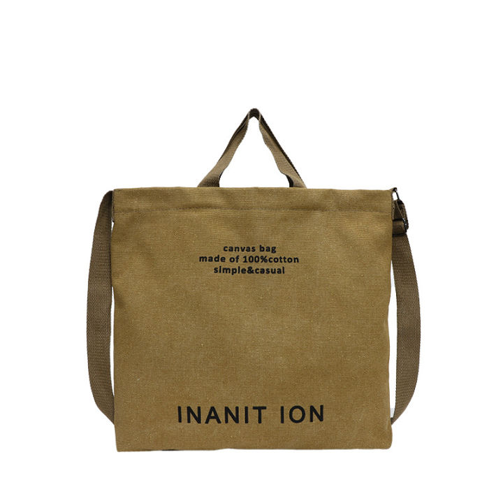 BataBata%20Japanese%20Canvas%20Men's%20and%20Women's%20Simple%20Cross-body%20Bag%20Wash%20Canvas%20Thick%20Handbag%20Large%20Capacity%20Arts%20Students%20Package%20Satchel%20-%20Image%205