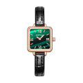 Mark Huafei brand watch women's men's small square watch fashion retro light luxury square Douyin niche watch. 
