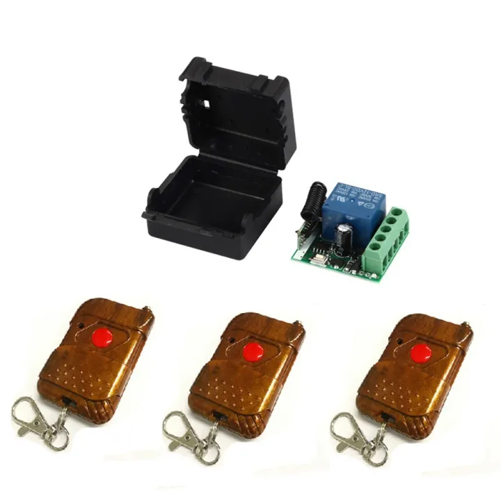 Rf Remote Control Set Universal Wireless RF Remote Control Switch and 3XRemote Controls ...