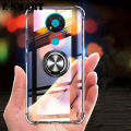 Phone Case Nokia 3.4 Back Cover Soft Clear Transparent Airbag Protection Shockproof Car Magnetic Bracket Ring Caese For Nokia 3.4 Back Cover. 