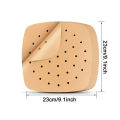 50Pcs/Pack Air Fryer Steamer Liners Perforated Baking Paper Non-Stick Steamer Lining. 