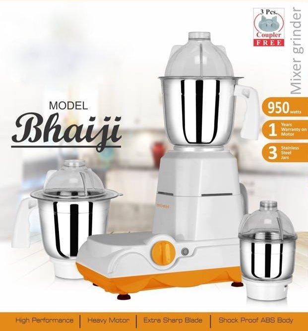 NOAH Mixer & Grinder: Bhaiji Model 950 Watts