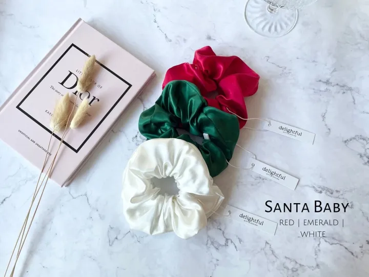 3%20Pcs%20%20helpful%20%20Silk%20Scrunchie%20Hair%20Band%20Bracelet%20Set%20For%20Grils%20-%20Image%207