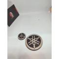 Yamaha Logo Sticker - Silver. 