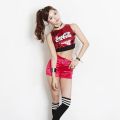 South Korean Girl's Team DancingMVHigh Waist Super Short Shorts Wrapped Stage Performance Glossy Stretch Shorts Hot Pants.