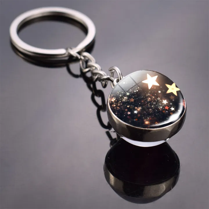 Planet%20Moon%20Earth%20Sun%20Glass%20Ball%20Pendant%20Car%20Key%20Chain%20Keyring%20Bag%20Hanging%20Decor%20-%20Image%205