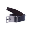Black Leather Formal Belt For Men. 