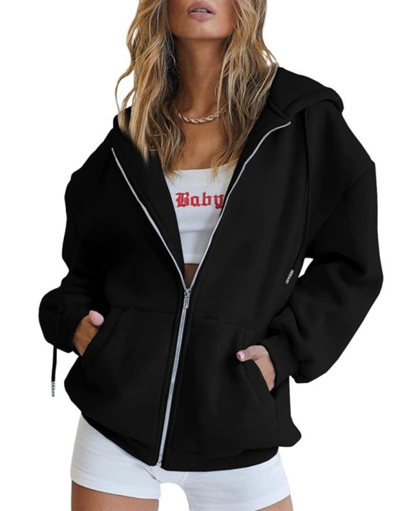 Women's Cute Hoodie Youth Girls Autumn Jacket Oversized Sweatshirt