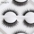 MAANGE MAGEFY 3 Pair 3D Mink Eyelashes Fluffy Dramatic Eyelashes Y3A01. 