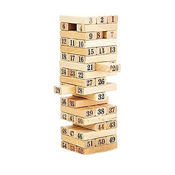 Wooden Blocks Game for Kids Gaming Classic Jenga, Tower Game,Educational Puzzle Board Game