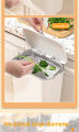 kitchen Hanging Trash Can with Lid Wall mounted Kitchen Garbage Cube For Cabinet Door Recycling Garbage basket. 