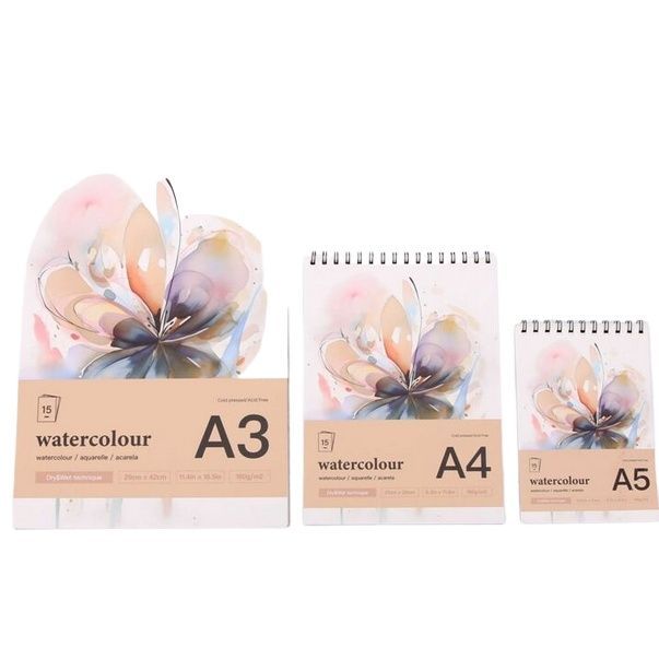 Watercolor Note Book 12 sheets Spiral Binding | Daraz.com.bd