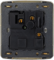 3 Pin Round Socket /AC Socket /15A Socket (Golden series).