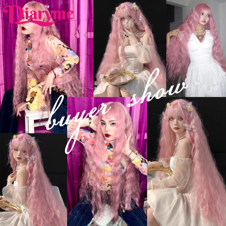 Extra%20Long%20Wavy%20Wigs%20For%20Women%20Pink%20Synthetic%20Cosplay%20Lolita%20Wigs%20Natural%20Hair%20Woman%20Wigs%20Black%20Blonde%20Wig%20Female%20Lolita%20Wig%20-%20Image%206