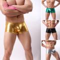 【Best value for money】 Muses Mall Men Boxers U Convex Breathable Solid Color Elastic Men Underpants / Smooth Surface 、Slim Fit 、Anti-septic Mid Waist Elastic Men Underpants for Daily Wear.