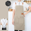 Uniform Work Apron Functional Haircut Professional Waterproof Apron Men'S Women'S Kitchen Apron for Grill Apron Garden Apron.