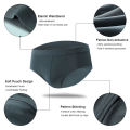 CMENIN Fashion Men's Panties Low Rise G Strings Solid Color Breathable Briefs Underwear CM808.