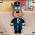 CozyCute Labrador Sheriff Plush Toy Cartoon BabyBus Security Sheriff Stuffed Doll Children's Day Birthday Gift chenhomph.