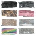 1Pcs Luxury Rhinestone Shoelaces Diamond Shoe Laces Sneakers Laces Shoes DIY Strings Women Round Shoelace 100/120/140/160CM.