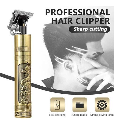 Vintage T9 Hair Cutting Machine Hair Trimmer Electric Hair Clippers Shaver Beard Trimmer Men Hair Cutting T Style Machine Rechargeable Hair Trimmer