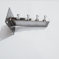 Wall Mount Hanger hook suction 1 piece for wall Rack 4 hook Garment Display Hooks Hangers Hanging Clothes clip rack set cloth towel stand hangers. 