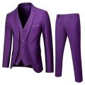 Business Suit Jacket Coat Blazers Trousers Waistcoat Men's Wedding Three Pieces Pants Vest Large Size Professional Suits. 