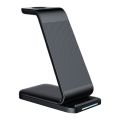 (New)D2 3 In 1 15W Wireless Vertical Charger D2 (White)/D2 (Black). 