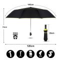 Automatic Wind Resistant Umbrella Rain Women Big 3Folding Double Layer Umbrella Men Large Travel Windproof Outdoor Umbrella Gift.