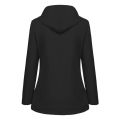Women's Autumn Winter Plus Velvet Outdoor Jacket Windproof Waterproof Mountaineering Hooded Coat. 