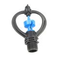 Ten (10) Pcs Micro Sprinkler Plastic Half (0.5) Inch Male Thread Spray Radius 3-6 Meter Micro Sprinkler Irrigation System for Agriculture Garden, Temperature Control in Poultry & Dairy Farm.. 