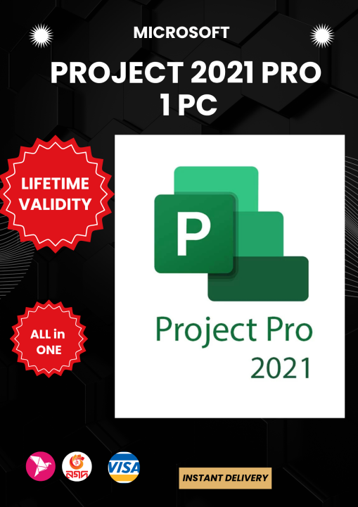 Microsoft Project 2021 1 pc lifetime validity 100% Genuine | Daraz.com.bd