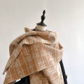 Sense of luxury, temperament, imitation cashmere scarf, women's small fragrance, double-sided rose, tide shawl, imitation cashmere thickened.