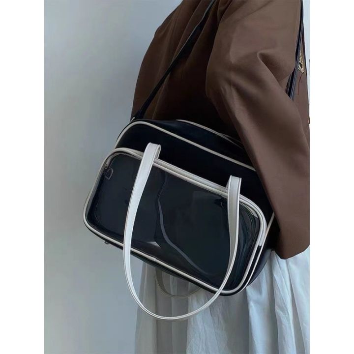 Shoulder%20ag%20ainful%20Square%20Fashion%20ote%20ag%20Women's%20Soft%20Leather%20Single%20Shoulder%20Crossbo%20ag%20College%20Student%20Classroom%20andbag%20-%20Image%203