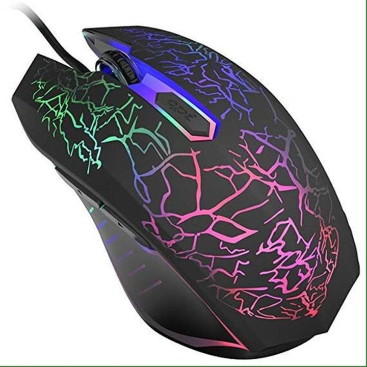 USB Wired Backlight TJ-11 Optical Mouse 4000DPI Adjustable 6 Buttons Gaming mouse USB Wired Gaming Mouse Multi Color mouse